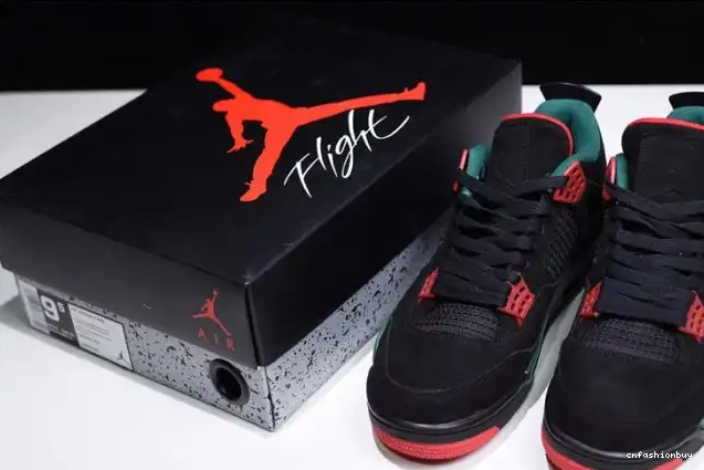 Gorge Black GUCC AQ3816-063 NRG Air 4 Red Green-Varsity Jordan 0619